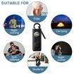 Personal Alarm Keychain for Women Safety Loud 130 dB Siren with Strobe Light and Carabiner Helps Women Children Girls Seniors Elderly Emergency Call