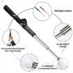 Golf Swing Trainer,Stretchable Swing Training Device With Sound-Emitting Swing Rod Aids With Ergonomic Grip Color Black