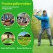 Golf Swing Trainer,Stretchable Swing Training Device With Sound-Emitting Swing Rod Aids With Ergonomic Grip Color Black