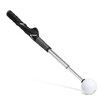 Golf Swing Trainer,Stretchable Swing Training Device With Sound-Emitting Swing Rod Aids With Ergonomic Grip Color Black