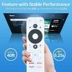 Replacement Remote Control with Voice Mic Compatible for MECOOL KM2 KD5 Skyworth 4K Android TV Box（Remote Only）