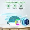 Portable Mini Karaoke Machine for Kids, Bluetooth Speaker with Wireless Microphone,MP3 Player,Perfect for Birthday and Family Parties(2 Mic)