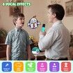 Portable Mini Karaoke Machine for Kids, Bluetooth Speaker with Wireless Microphone,MP3 Player,Perfect for Birthday and Family Parties(2 Mic)