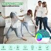 Portable Mini Karaoke Machine for Kids, Bluetooth Speaker with Wireless Microphone,MP3 Player,Perfect for Birthday and Family Parties(2 Mic)