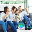 Portable Mini Karaoke Machine for Kids, Bluetooth Speaker with Wireless Microphone,MP3 Player,Perfect for Birthday and Family Parties(2 Mic)