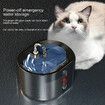 Cat Filter Water Fountain Stainless Steel Pet Fountain 2.5L Dispenser USB Powered For Cats Pets Dogs