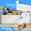 Retractable Safety Gate Dog Cat Pet Enclosure Fence Safe Guard Barrier for Stairs Doorway Security Mesh Fencing 350cm White