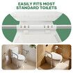 Toilet Safety Rail Bathroom Handrail Surround Frame Medical Aid Seat Grab Support Bar for Elderly Seniors Handicap Disabled