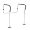 Toilet Safety Rail Bathroom Handrail Surround Frame Medical Aid Seat Grab Support Bar for Elderly Seniors Handicap Disabled