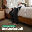 Bed Safety Rail Mobility Aid Bedside Medical Support Assist Guard Adjustable Grab Bar Handle for Seniors Handicap Adults