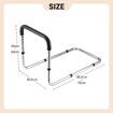 Bed Safety Rail Mobility Aid Bedside Medical Support Assist Guard Adjustable Grab Bar Handle for Seniors Handicap Adults