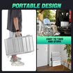 Wheelchair Ramp Steps Stairs Folding Portable Threshold Mobility Aid Handicap 270kg Aluminium Loading Access 61x73.5cm