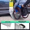 Wheelchair Ramp Steps Stairs Folding Portable Threshold Mobility Aid Handicap 270kg Aluminium Loading Access 61x73.5cm
