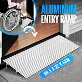 Threshold Ramp 5cm Rise Door Entry Mobility Disability Access 360kg Wheelchair Walker Scooter Aluminium Loading Home Portable