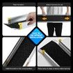 Folding Wheelchair Ramp Pet Dog Step Disability Mobility Aid Adjustable Portable Aluminium Trolley Scooter Car Door 122cm