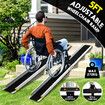 Wheelchair Ramp Pet Dog Step Car Disability Mobility Aid Folding Adjustable Portable Aluminium Trolley Scooter Door 152cm