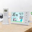 Digital Wireless Thermometer Hygrometer Indoor Outdoor High Precision Large LCD Backlight Clock Calendar