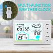 Digital Wireless Thermometer Hygrometer Indoor Outdoor High Precision Large LCD Backlight Clock Calendar