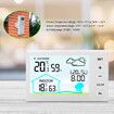 Digital Wireless Thermometer Hygrometer Indoor Outdoor High Precision Large LCD Backlight Clock Calendar