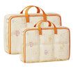 Set of 2 75L 120L PVC Moving Packing Bags Household Storage Organizer Transparent Quilt Bags for Clothing