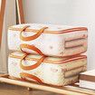 Set of 2 75L 120L PVC Moving Packing Bags Household Storage Organizer Transparent Quilt Bags for Clothing