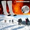 Electric Heated Socks for Men Women, Rechargeable Winter Washable Thermal Socks Foot Warmer for Outdoor Camping Skiing Fishing Hunting