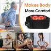 Heating Pad Electric Back Waist Belt 3 Fast Heat Vibration Massage Modes Rechargeable Lumbar Abdomen Relief