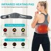 Cordless Heating Pad for Back, Lumbar Massaager with Heat, Heated Back Belt Abdomen Warmer Lumbar Support