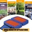 Heated Seat Cushion, Foldable Heated Stadium Cushion for Bleacher, 3 Level Heat Setting, Heated Seat Pad for Camping Stadium Office (Blue)