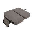 Heated Seat Cushion, Foldable Heated Stadium Cushion for Bleacher, 3 Level Heat Setting, Heated Seat Pad for Camping Stadium Office (Gray)