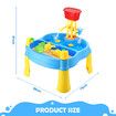 Sand Water Table Sandpit Play Ground Activity Centre Playset Kids Pretend Pool Toys Beach Park Outdoor Waterplay Station