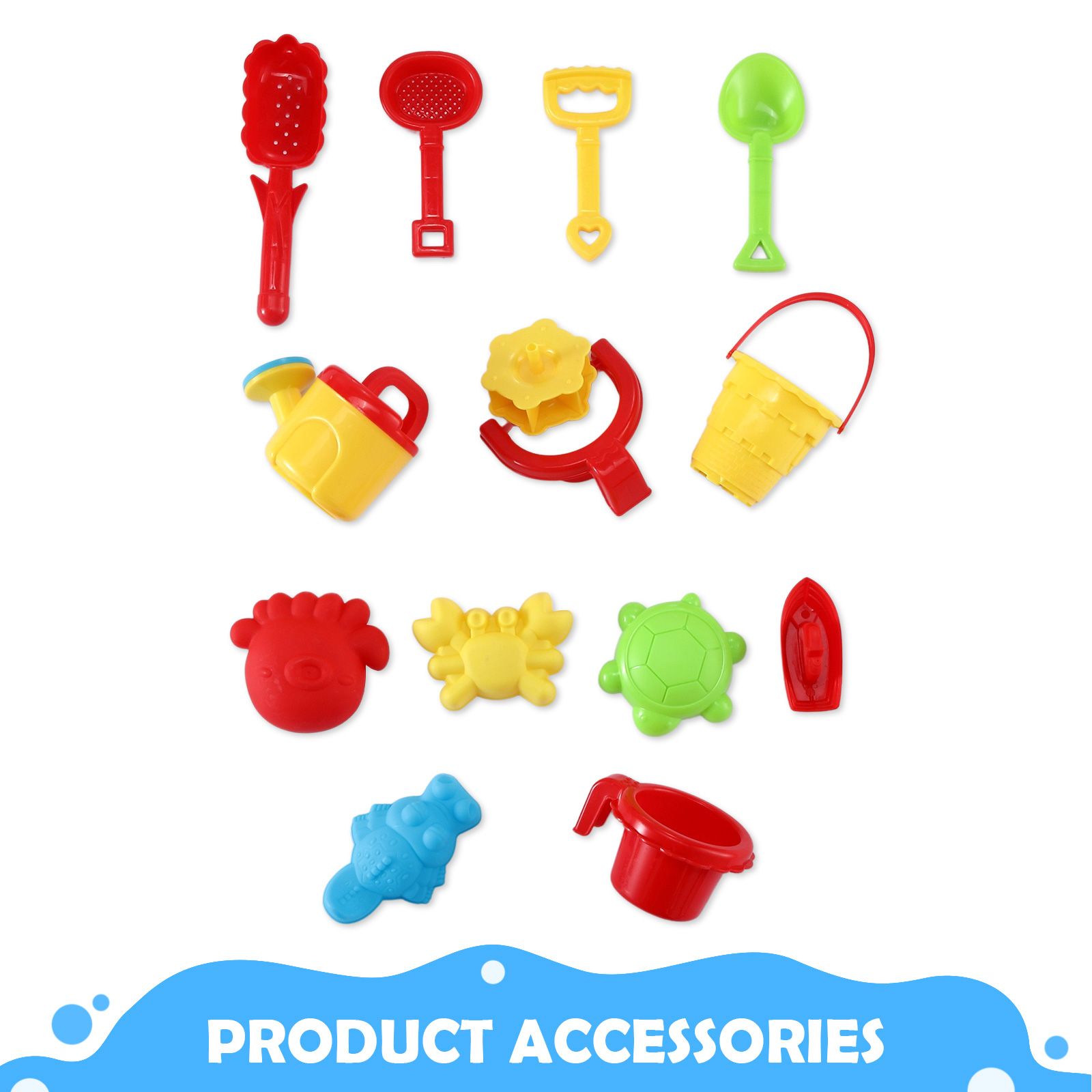 Water Table Waterfall Sand Pit Play Ground Playset Activity Centre Outdoor Toys Pool Park Beach Kids Sensory Pretend Set