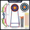 Kids Bows and Arrows Set Archery Toys Led Light Soft Childrens Targets Quiver Outdoor Sports Play 10 Suction Cup Arrow