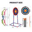 Kids Bows and Arrows Set Archery Toys Led Light Soft Childrens Targets Quiver Outdoor Sports Play 10 Suction Cup Arrow