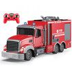 Remote Control Firetruck Toy with Water Spraying Pump and Lights, 6 Channel Remote Operated Fire Engine for Kids Boys Gift