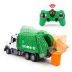 Remote Control Garbage Truck Toys, 6 Channel RC Waste Management Garbage Truck, 2.4Ghz Recycling Trash Truck Toys for Boys and Girls