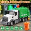 Remote Control Garbage Truck Toys, 6 Channel RC Waste Management Garbage Truck, 2.4Ghz Recycling Trash Truck Toys for Boys and Girls