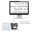 3.5 Inch Electronic Portable Video Aids Digital Magnifier Handheld Low Vision Reading Magnifier for Students, The Elderly in Reading, Newspapers, 2X to 25X Zoom, AV or TV Output, Black