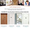 Video Door Viewer, 1200mAh Build in Lithium Battery Peephole viewer Build in cyclic Storage Door Camera Outdoor Security Cam