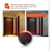 Video Door Viewer, 1200mAh Build in Lithium Battery Peephole viewer Build in cyclic Storage Door Camera Outdoor Security Cam