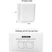 2Pcs Remote Holders Wall Mount Hole Free, Self Adhesive Storage Box, Pen Holder