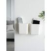 2Pcs Remote Holders Wall Mount Hole Free, Self Adhesive Storage Box, Pen Holder