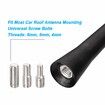 Universal Vehicle Roof Mount Short Antenna Mast 2.5 inch Rubber Car Antenna Replacement Compatible with Toyota Honda Chevrolet Nissan Ford Jeep Subaru GMC