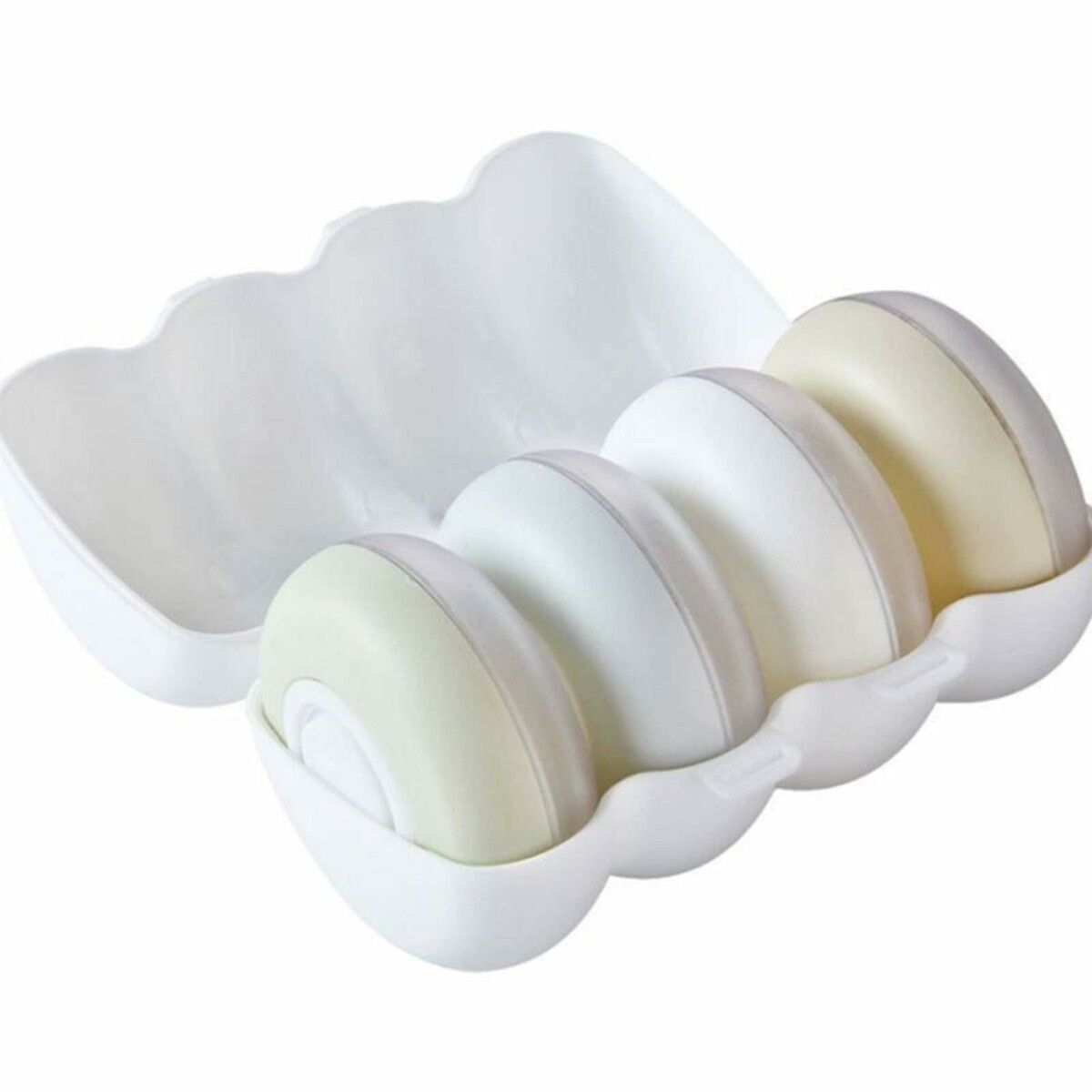 Set of 4 Travel Portable Lotion Dispensing Bottles Press Type Shampoo Gel Refill Box Cosmetics Organizer