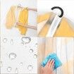 Set of 10 Transparent Thickened Washable PEVA Clothes Dust Covers 5 Medium 60x80 5 Extra Large 60x120 for Coat Suits Hanging