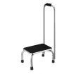 Step Stool with Handle Footstool Bed Mobility for Elderly Disability Aid Adult Bath Stand Stainless Steel Lightweight Nonslip