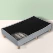 Metal Bedframe Mattress Foundation (Light Grey) 鈥?Queen