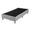 Metal Bedframe Mattress Foundation (Light Grey) 鈥?Queen