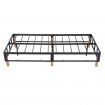 Metal Bedframe Mattress Foundation (Light Grey) 鈥?Queen