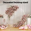 2M Round Backdrop Stand Wedding Background Decoration Party Flower Balloon Display